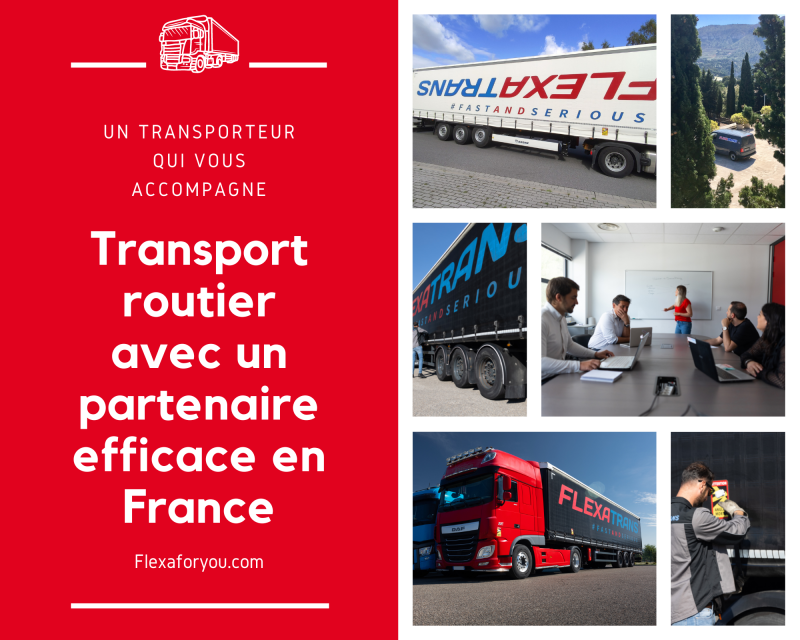 Mise en place de vos transports routiers toute l'année avec Flexatrans